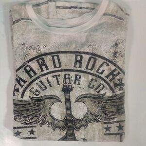 Hard Rock Cafe Myrtle Beach T Shirt Size Large Graphic Brown Tie Dye  Beach Bike